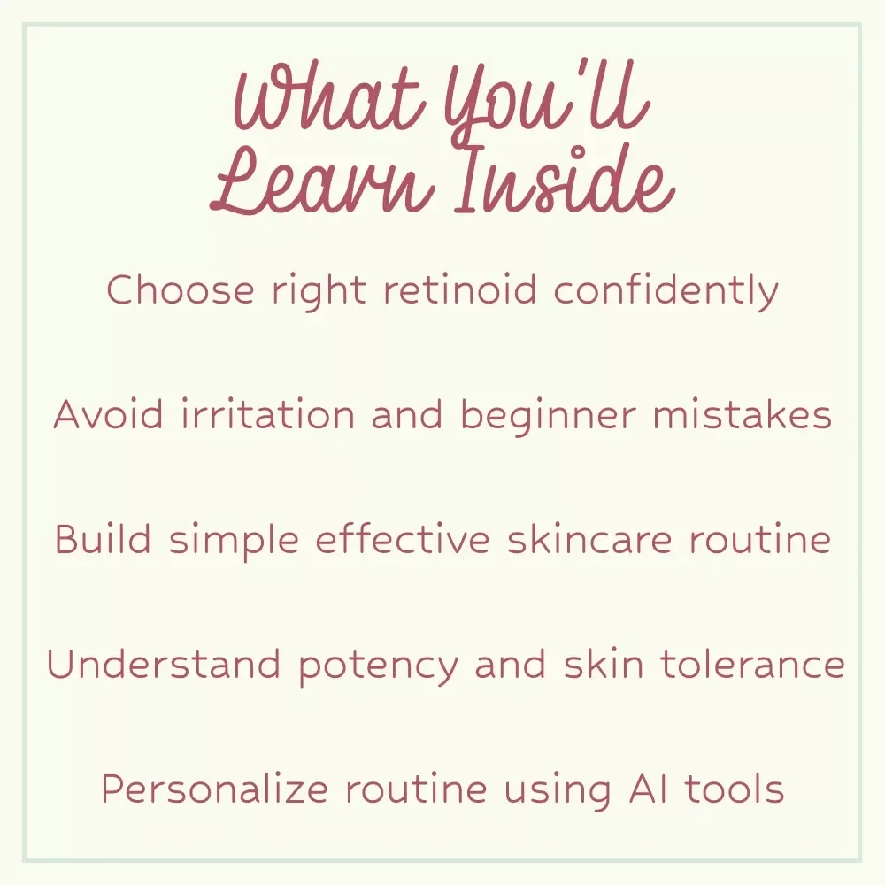 The Retinol vs Retinal Handbook for Beginners – Ultimate Guide to Retinal vs Retinol for Beginners, Skincare Routine Starter eBook, Anti-Aging & Acne Solution Guide