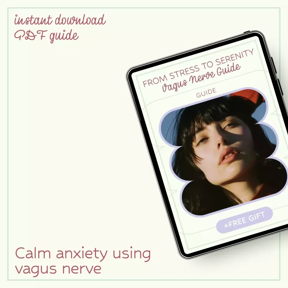 From Stress to Serenity: Vagus Nerve Guide | vagus nerve stimulation for anxiety Digital eBook & Checklist for Calm, Nervous System Healing & Daily Relief
