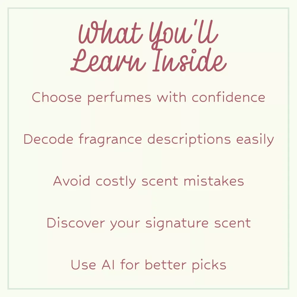 Scent Secrets: Mastering Perfume Notes – Perfume Notes Explained eBook Guide, Fragrance Layer Breakdown, Signature Scent Finder Digital Download