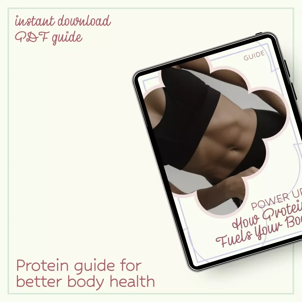 Power Up: How Protein Fuels Your Body – Complete Guide to What Protein Does for Body Health, Nutrition eBook, Fitness & Wellness Digital Download