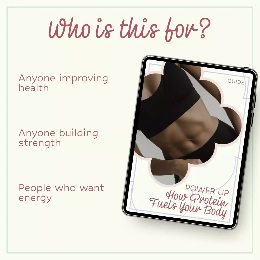 Power Up: How Protein Fuels Your Body – Complete Guide to What Protein Does for Body Health, Nutrition eBook, Fitness & Wellness Digital Download