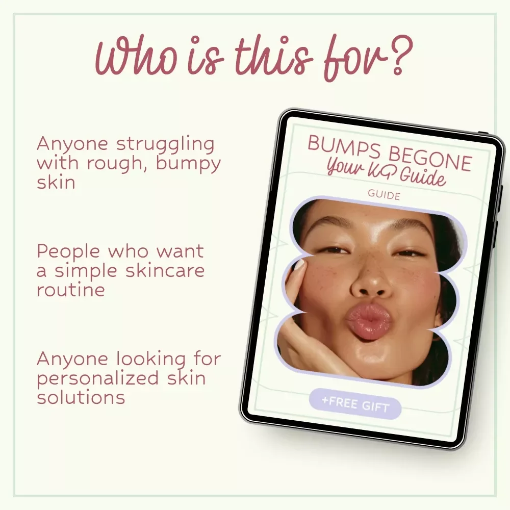 Bumps Begone: Your KP Guide | KP Bumpy Skin Routine eBook, Smooth Skin Checklist, Keratosis Pilaris Care Plan, AI Skincare Planner Download