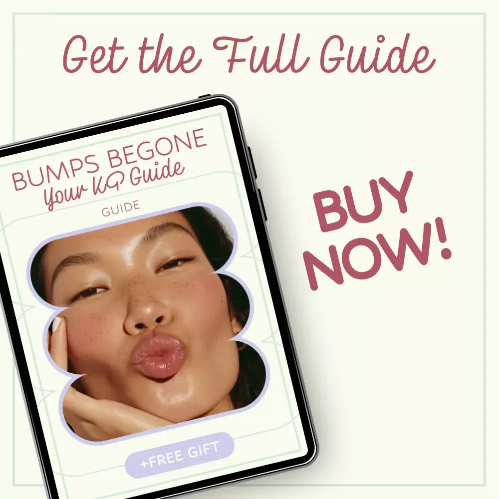 Bumps Begone: Your KP Guide | KP Bumpy Skin Routine eBook, Smooth Skin Checklist, Keratosis Pilaris Care Plan, AI Skincare Planner Download