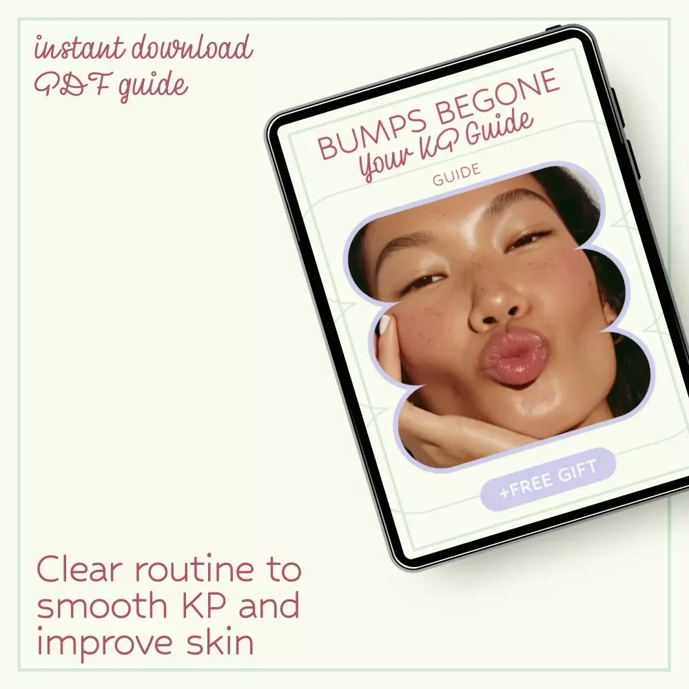 Bumps Begone: Your KP Guide | KP Bumpy Skin Routine eBook, Smooth Skin Checklist, Keratosis Pilaris Care Plan, AI Skincare Planner Download