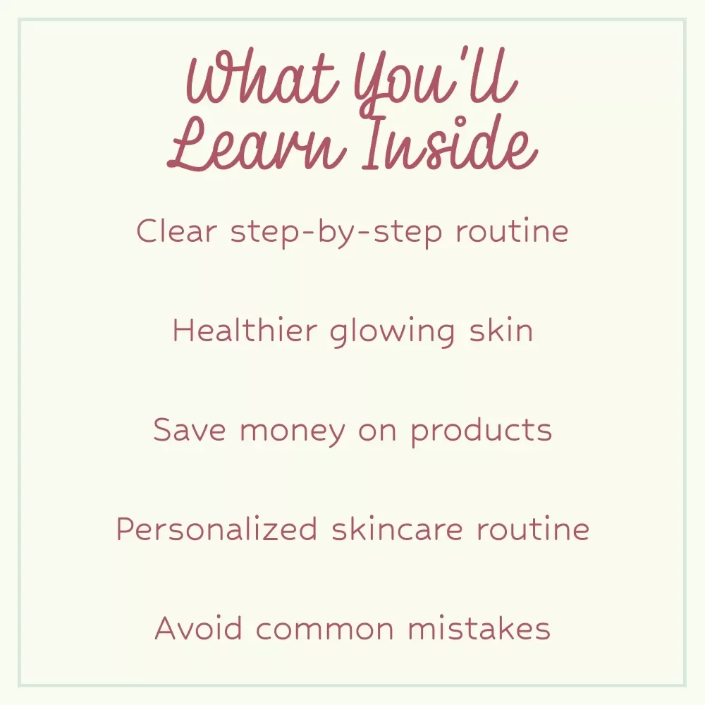 The Korean Way to Healthy Glow – Complete Guide to korean skincare routine steps for Radiant, Glass Skin (Beginner-Friendly eBook)