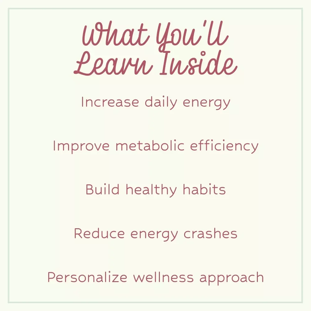 Metabolism in Motion: Energize Your Body and Mind – Complete Guide on how metabolism affect energy, Boost Energy Naturally, Wellness eBook Download