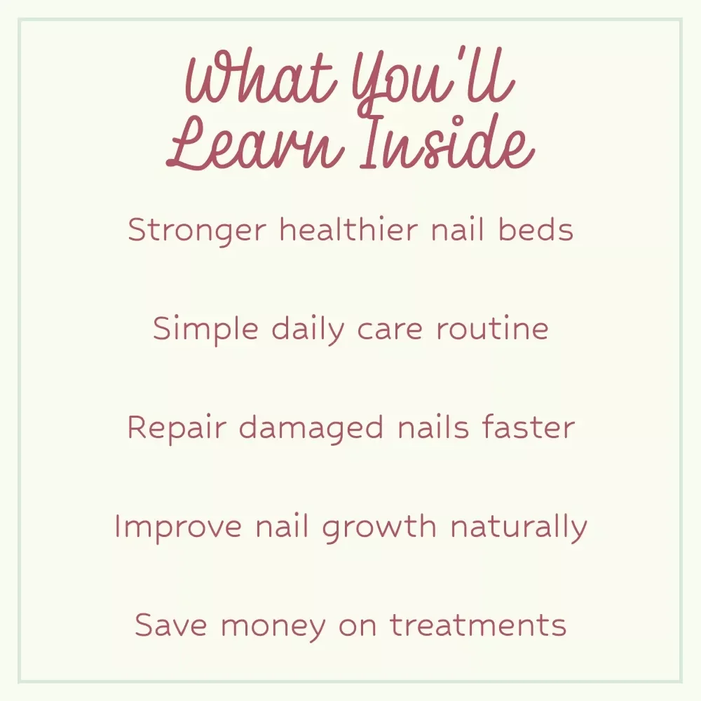 The Nail Bed Reset for Healthier Nails | Healthy Nail Bed Routine eBook | Nail Care Guide, Strong Nails Plan, Digital Download