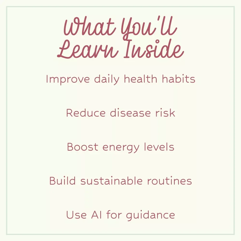 Habits That Shape Health and Longevity: A Complete Guide on how lifestyle affects chronic disease risk, Daily Routine Optimization, AI-Powered Wellness Planning, and Preventive Health Strategies