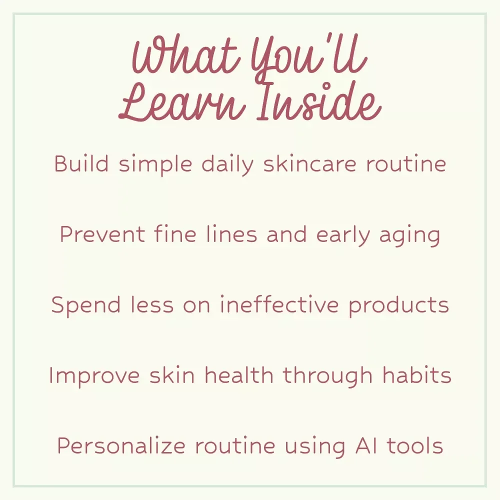 Smart Anti-Aging for Your Thriving 30s | Ultimate Anti Aging Routine for 30s eBook, Skincare Guide, Healthy Skin Plan