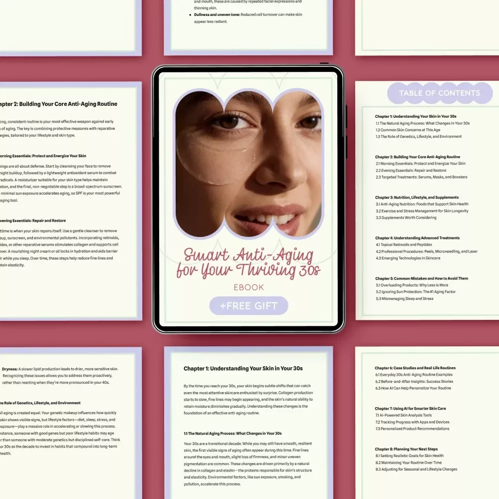 Smart Anti-Aging for Your Thriving 30s | Ultimate Anti Aging Routine for 30s eBook, Skincare Guide, Healthy Skin Plan