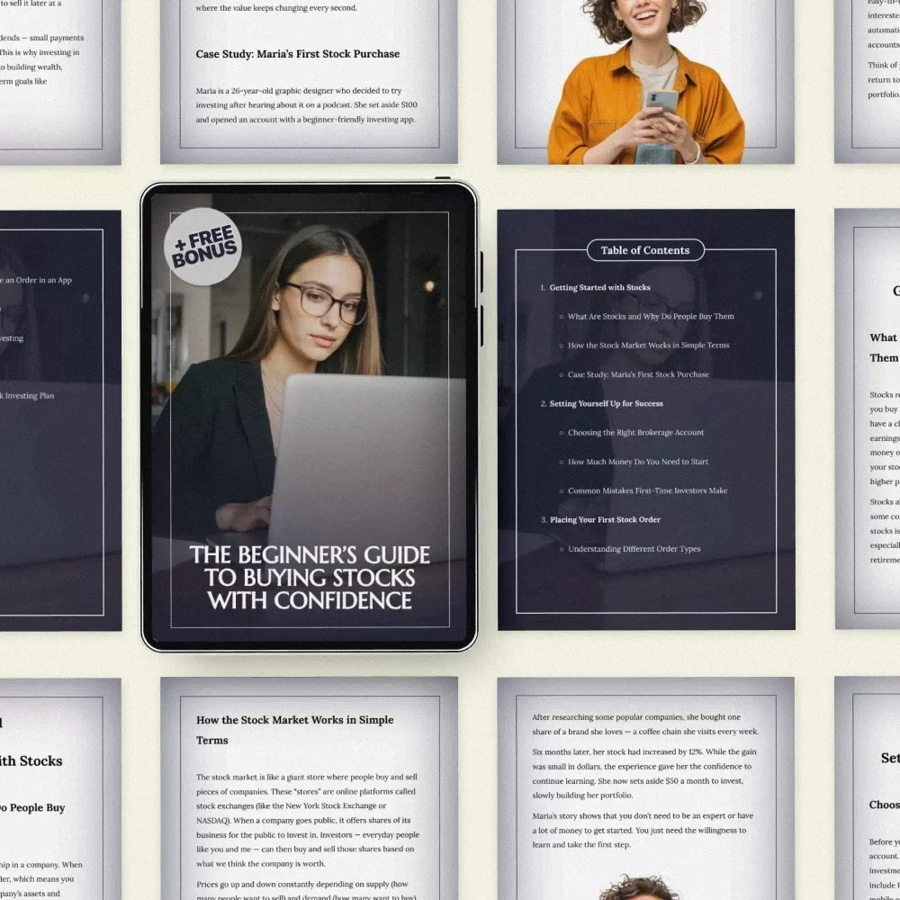 The Beginner’s Guide to Buying Stocks with Confidence: A Step-by-Step Guide for First-Time Investors