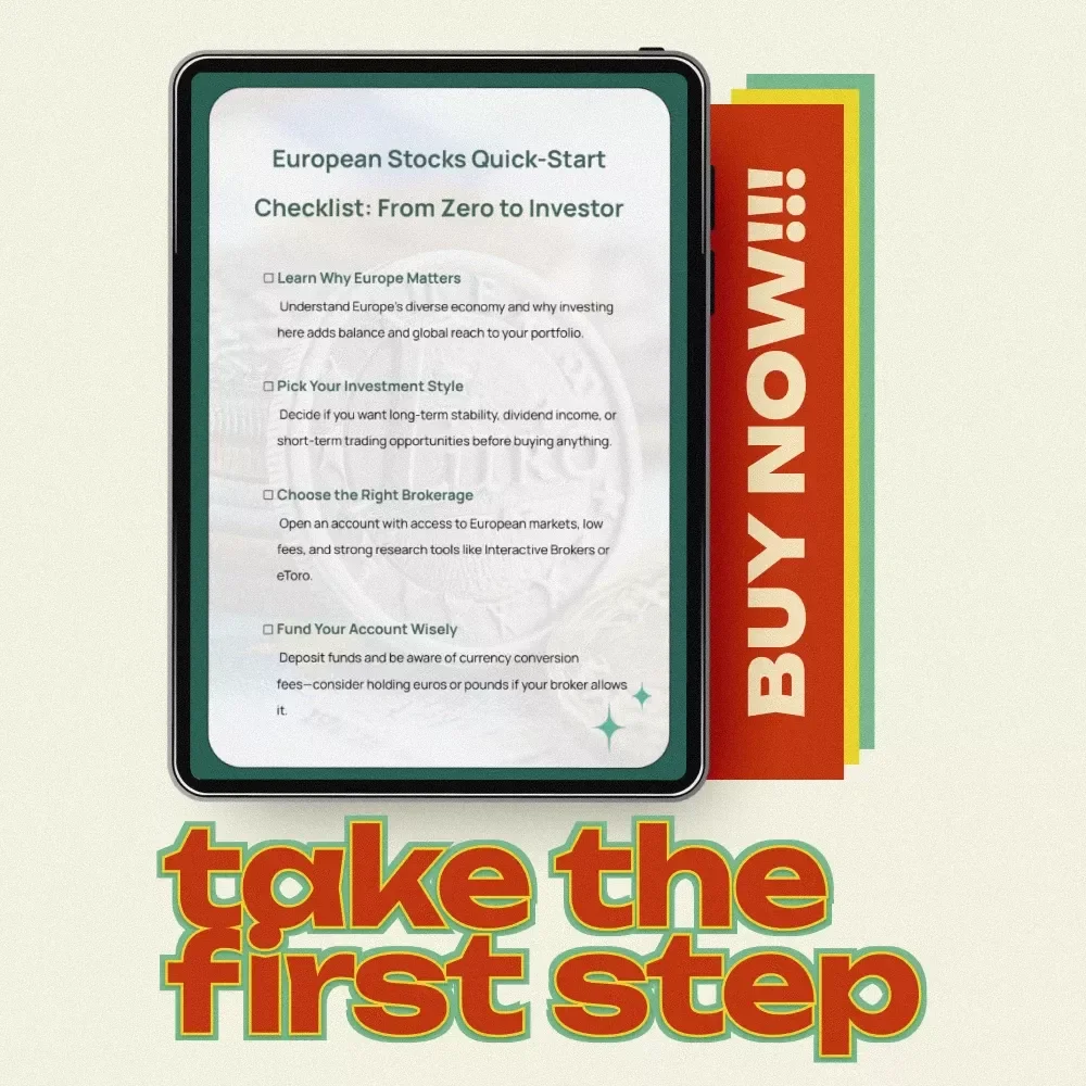 European Stocks Quick-Start Checklist: From Zero to Investor | How to Invest in European Stocks