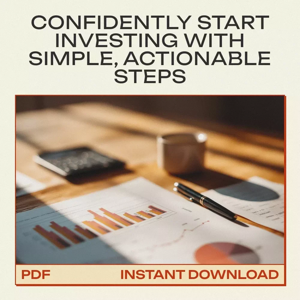 The Beginner’s Action Checklist to Start Investing with Confidence – Printable Investing Planner & Best Way to Learn How to Invest Step-by-Step Guide