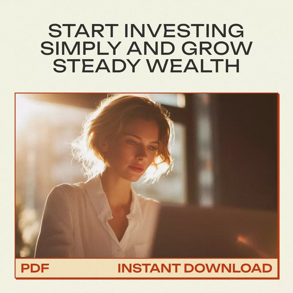 The No-Fuss Checklist to Start Earning Money on Stocks – Beginner-Friendly Guide on how to earn money on stocks, Simple Investing Planner & Passive Income Starter Digital Download