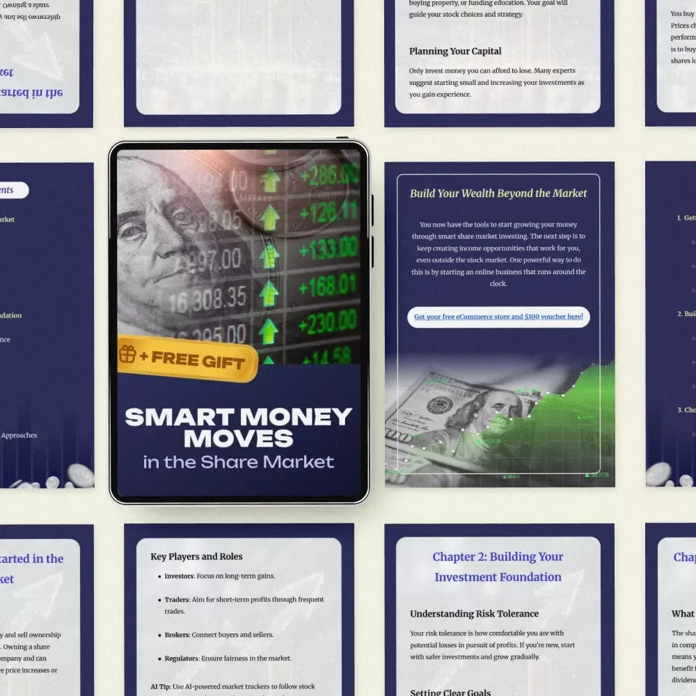 Smart Money Moves in the Share Market Guide - How to Make Money in the Share Market | Digital Download