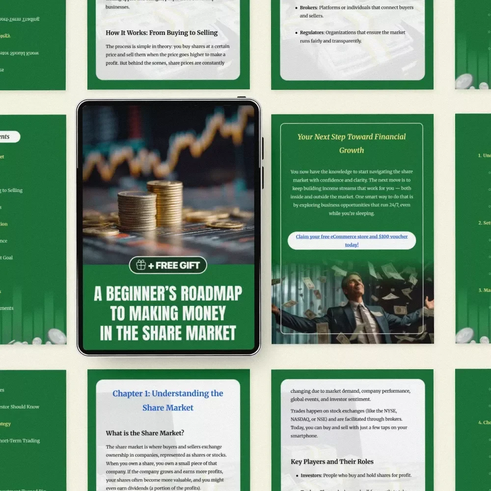 A Beginner’s Roadmap to Making Money in the Share Market: The Ultimate eBook Guide for Investors