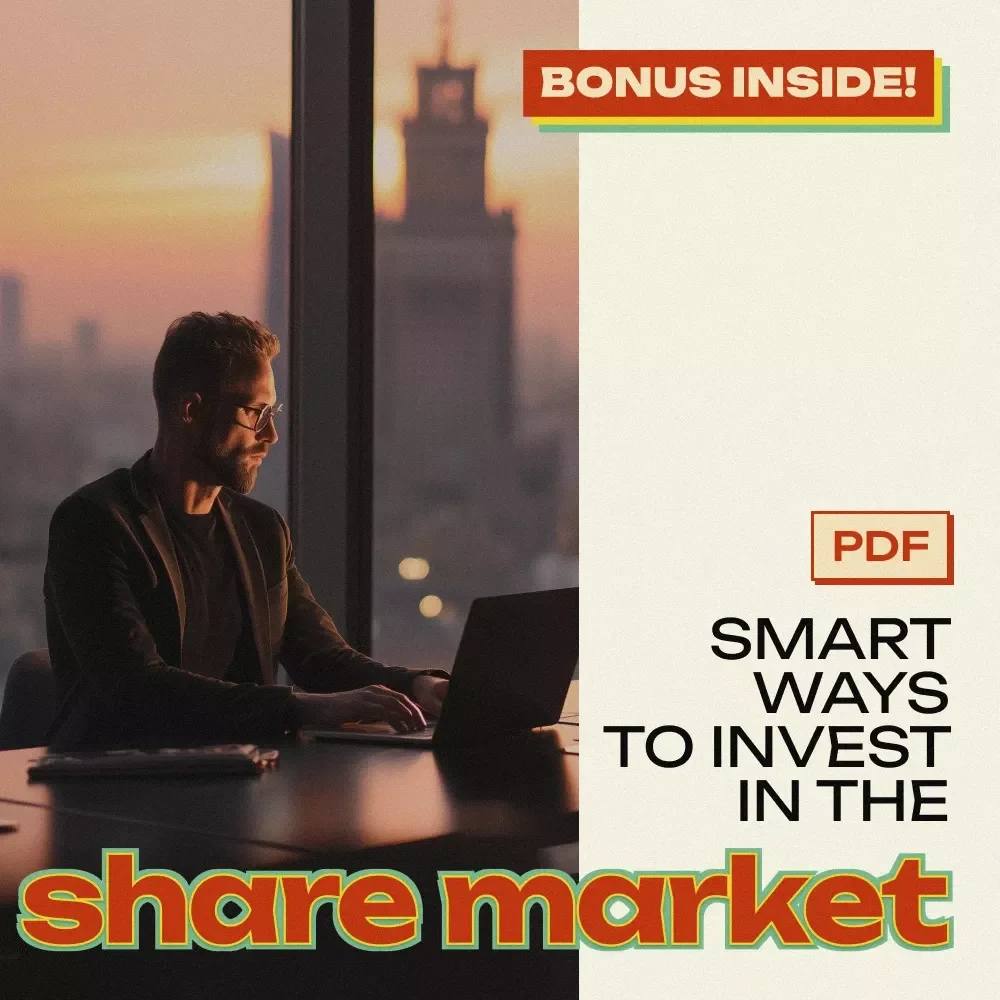 Smart Ways to Invest in the Share Market and Make Money – Beginner’s Guide on how to invest in share market and earn money, Digital Download Investment eBook