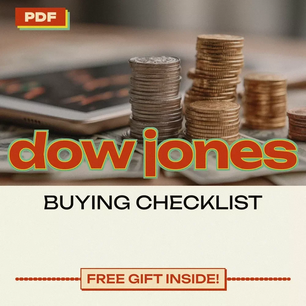 Your Ultimate Dow Jones Buying Checklist – Beginner-Friendly Guide on how to buy dow jones, Step-by-Step Investing Planner & Stock Market Digital Download