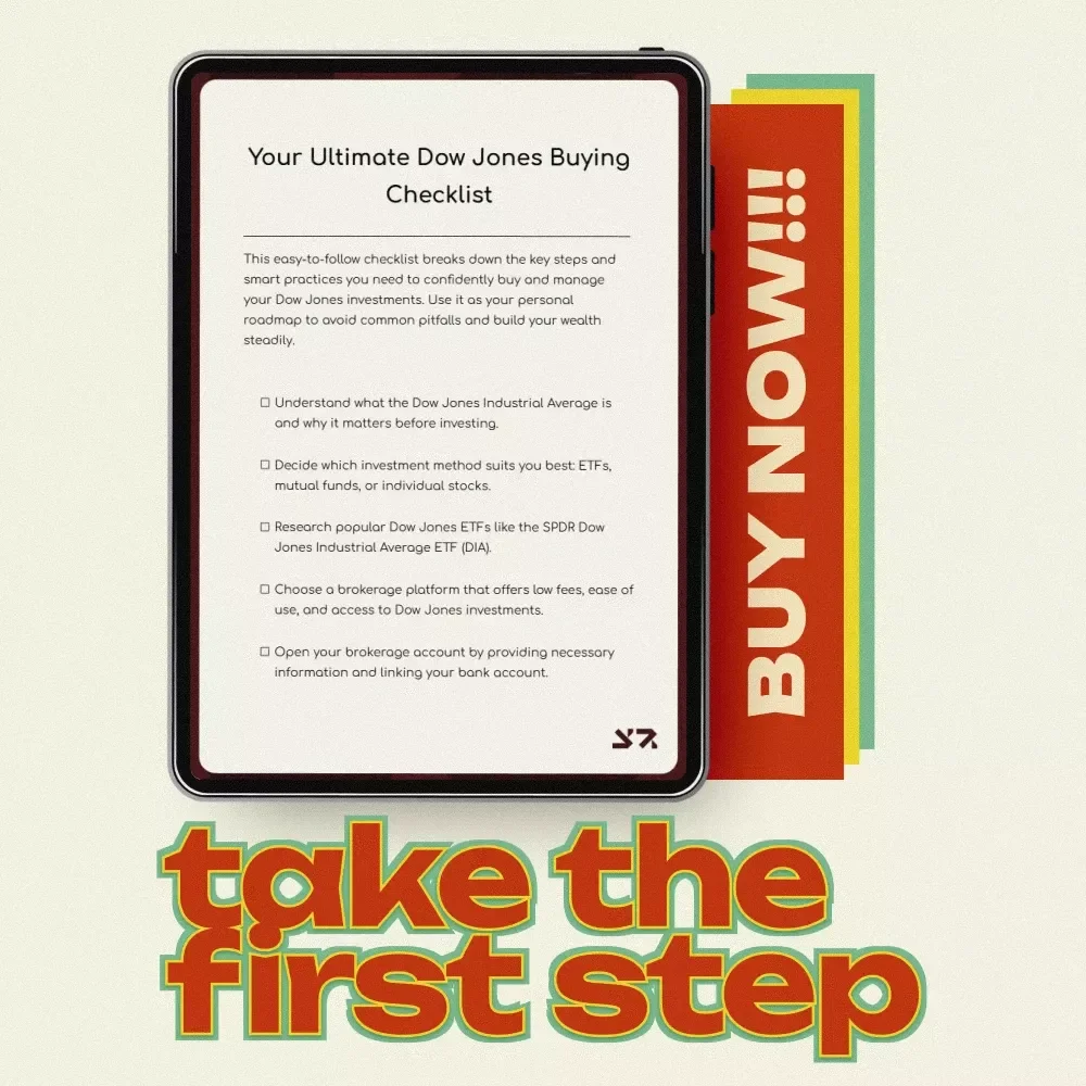 Your Ultimate Dow Jones Buying Checklist – Beginner-Friendly Guide on how to buy dow jones, Step-by-Step Investing Planner & Stock Market Digital Download