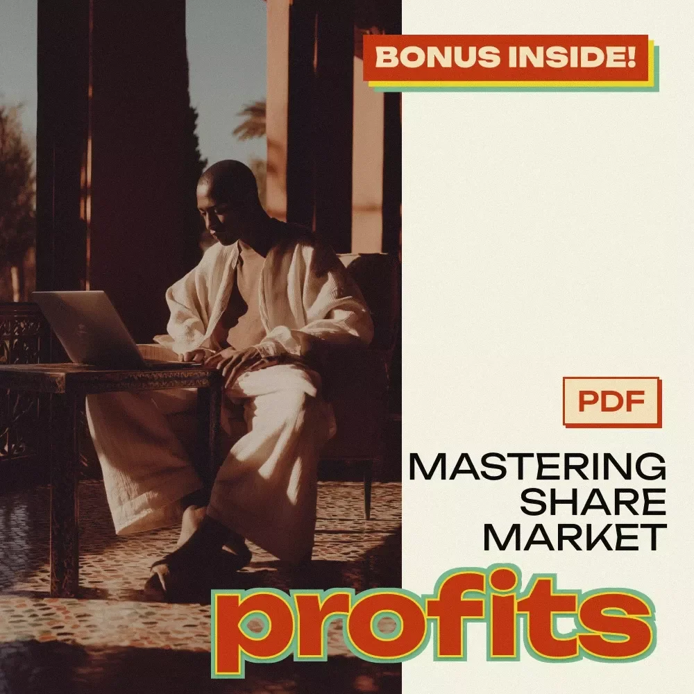 Mastering Share Market Profits: A Beginner’s Guide to Earning from Stocks, Dividends & More | Digital Download eBook