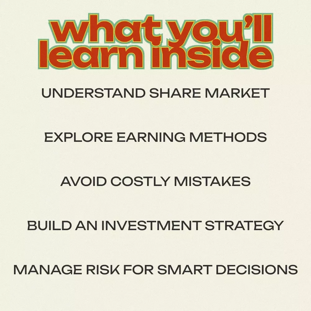 Smart Ways to Earn from the Share Market: A Complete Beginner's Guide to Investing, Trading, and Earning Passive Income