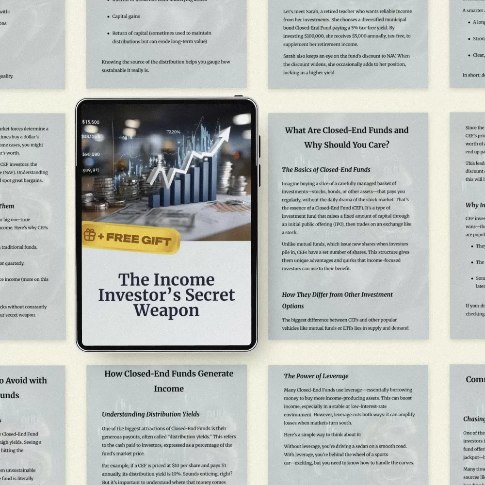 The Income Investor’s Secret Weapon – Closed-End Funds for Income Investors Guide for Building Reliable Cash Flow & Smarter Portfolio Income