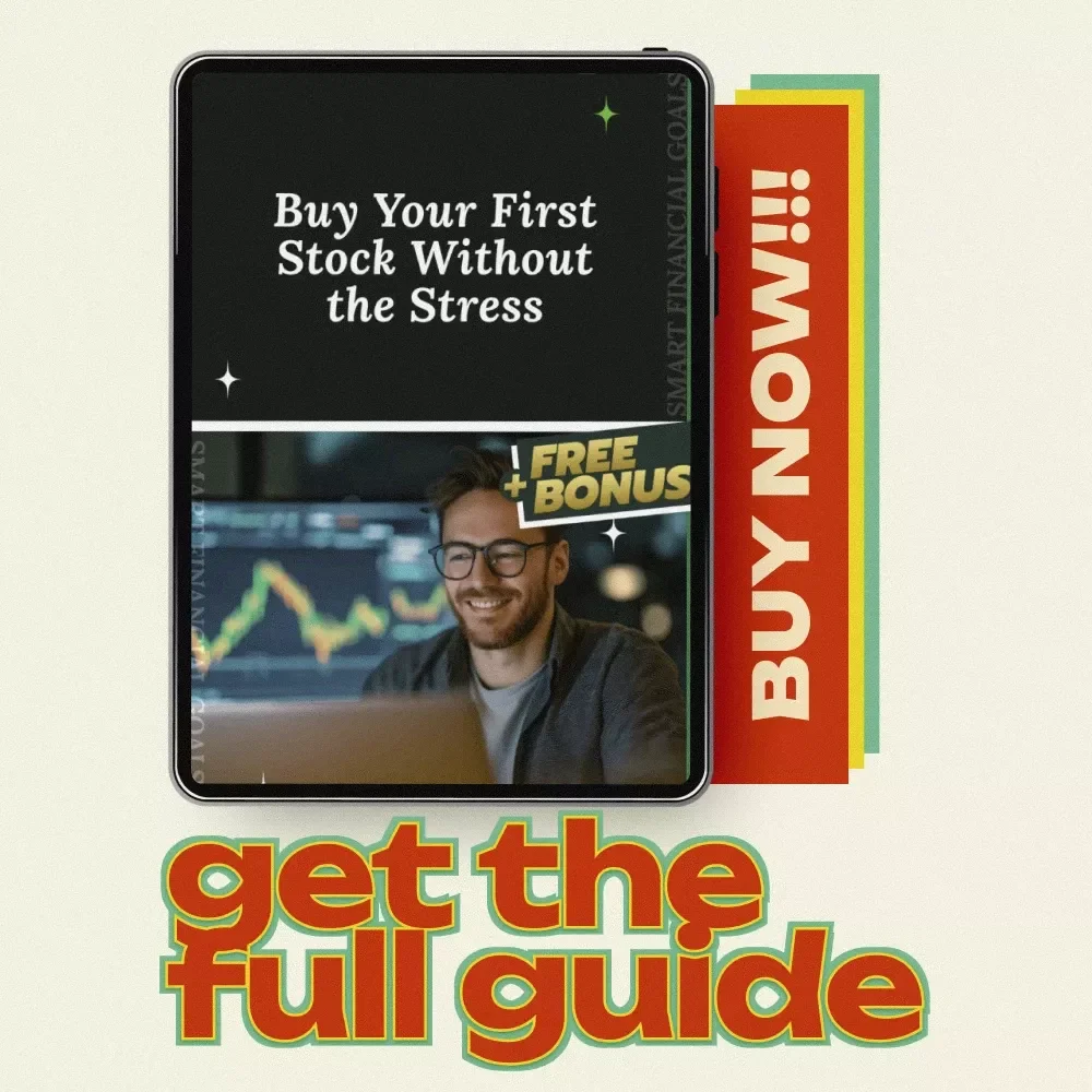 Buy Your First Stock Without the Stress – Beginner Investing eBook Guide on how to buy company stocks, Step-by-Step Stock Market Starter Checklist & Wealth Building Blueprint