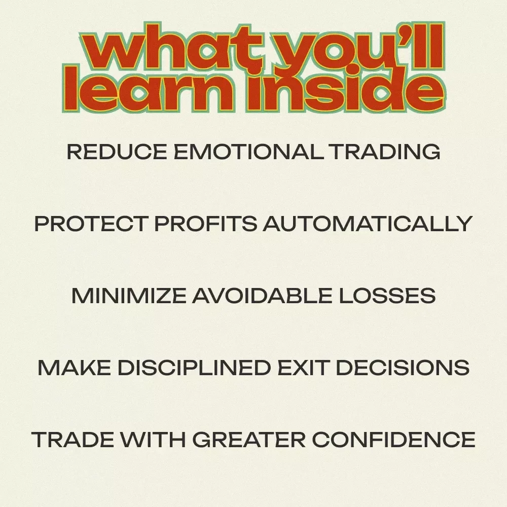 Stop-Loss vs Trailing Stop for Smart Investors | Stop-loss vs trailing stop in active investing Guide | Exit Strategy eBook for Traders & Stock Market Risk Management