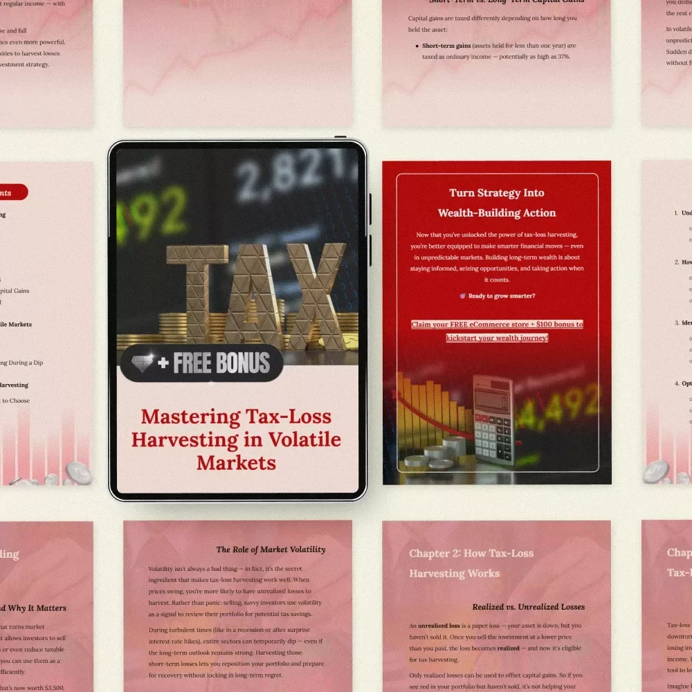 Mastering Tax-Loss Harvesting in Volatile Markets – Tax-Loss Harvesting in Volatile Markets eBook Guide for Smart Investors, Capital Gains Strategy & Year-Round Tax Planning Digital Download