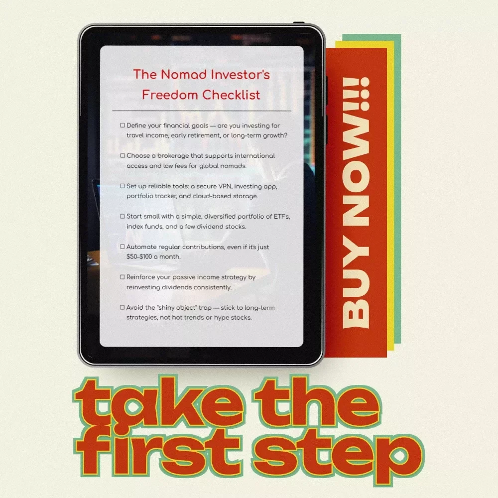 The Nomad Investor's Freedom Checklist – Stock Investing for Digital Nomads Guide to Passive Income & Location-Independent Wealth