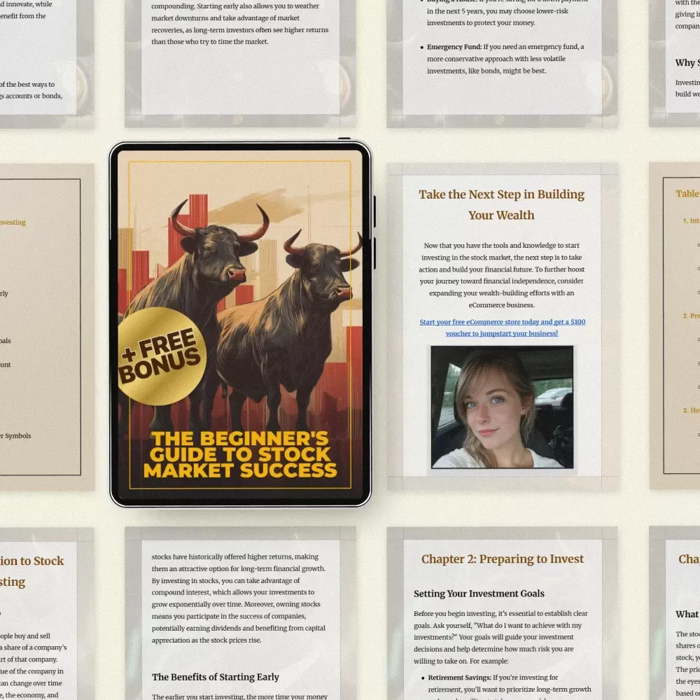 The Beginner's Guide to Stock Market Success: How to Invest in the Stock Market for Beginners - A Digital eBook for Smart Investing