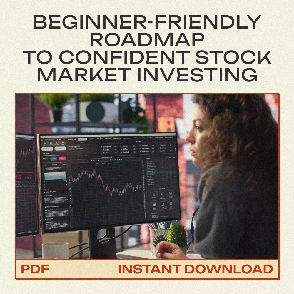 Building Wealth with the Stock Market – Beginner’s eBook Guide on how to learn share market from basic | Step-by-Step Investing, Trading & AI Strategies Digital Download