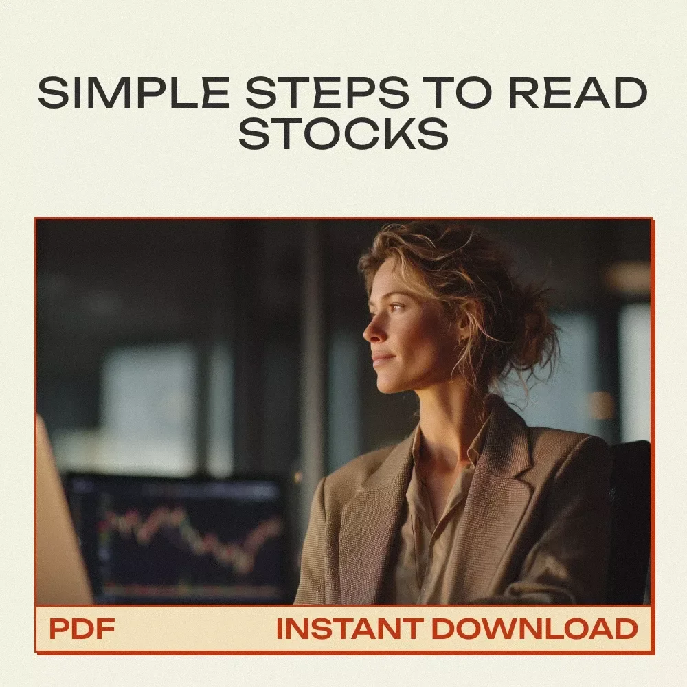 The Stock Reading Made Simple Checklist – Beginner-Friendly Guide on How to Read Stocks, Stock Market Basics & Chart Analysis Digital Download