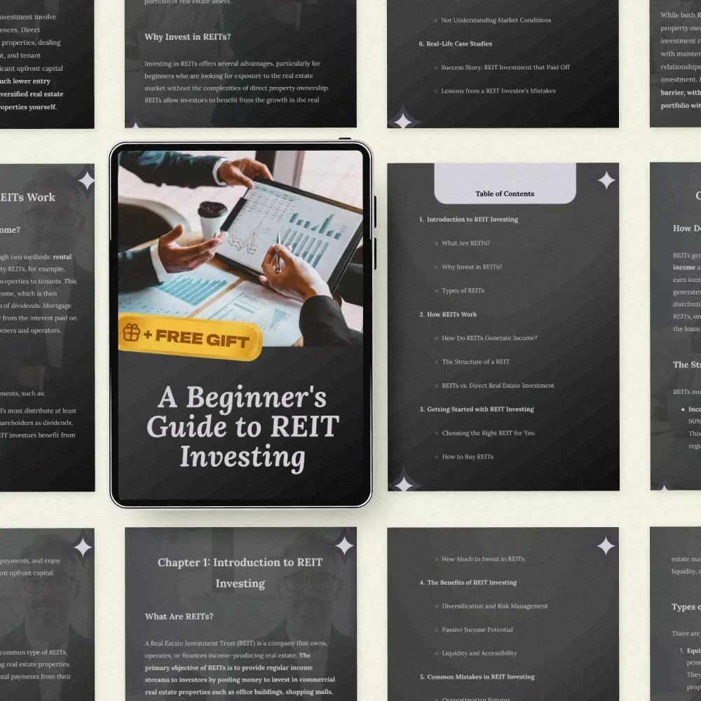 A Beginner's Guide to REIT Investing: The Ultimate eBook to Start Earning from Real Estate Investment
