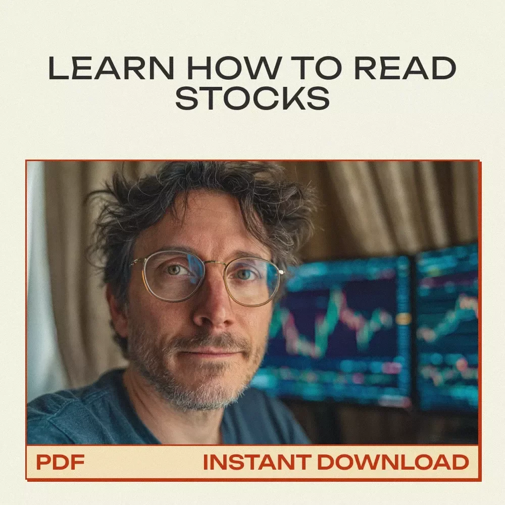 A Beginner’s Guide to Reading Stocks – How to Read Stocks for Beginners, Stock Market Basics & Chart Analysis Digital Download Guide