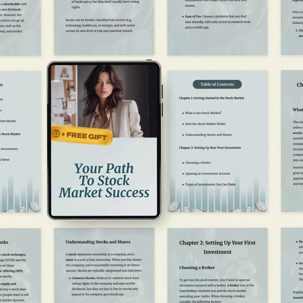 Your Path to Stock Market Success: A Step-by-Step Guide to Getting Started in the Stock Market
