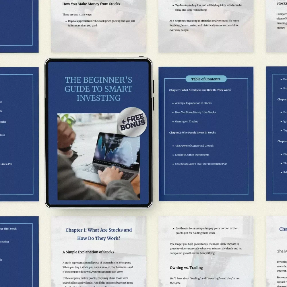 The Beginner’s Guide to Smart Investing: Stocks for Beginners eBook