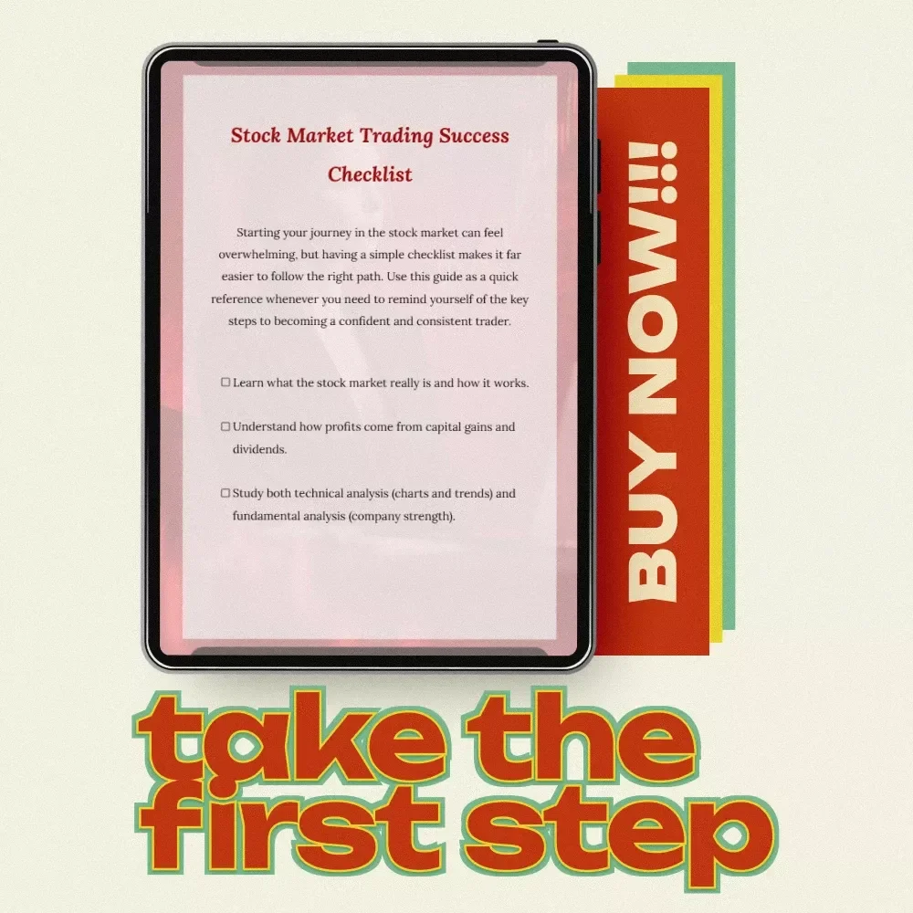 Stock Market Trading Success Checklist - A Step-by-Step Guide for Beginners and Experts