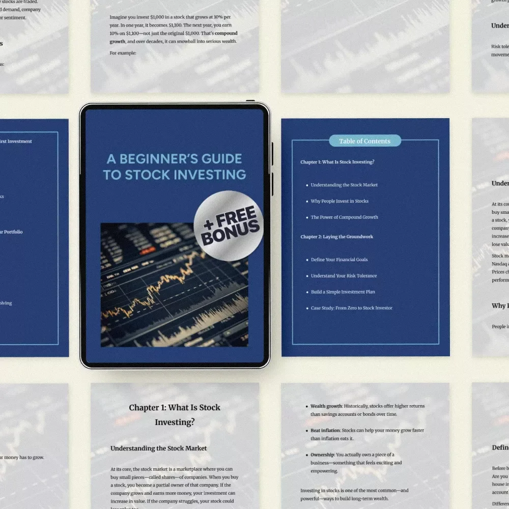 A Beginner's Guide to Stock Investing: Learn How to Invest in Stocks with Confidence