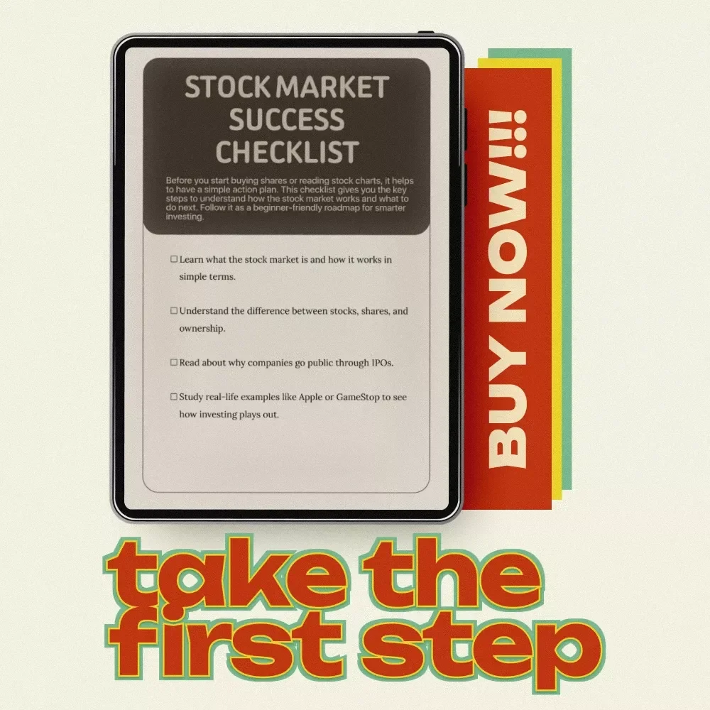 Stock Market Success Checklist - Your Step-by-Step Guide to Smart Investing