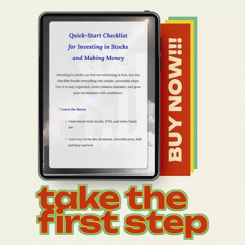 Quick-Start Checklist for Investing in Stocks and Making Money