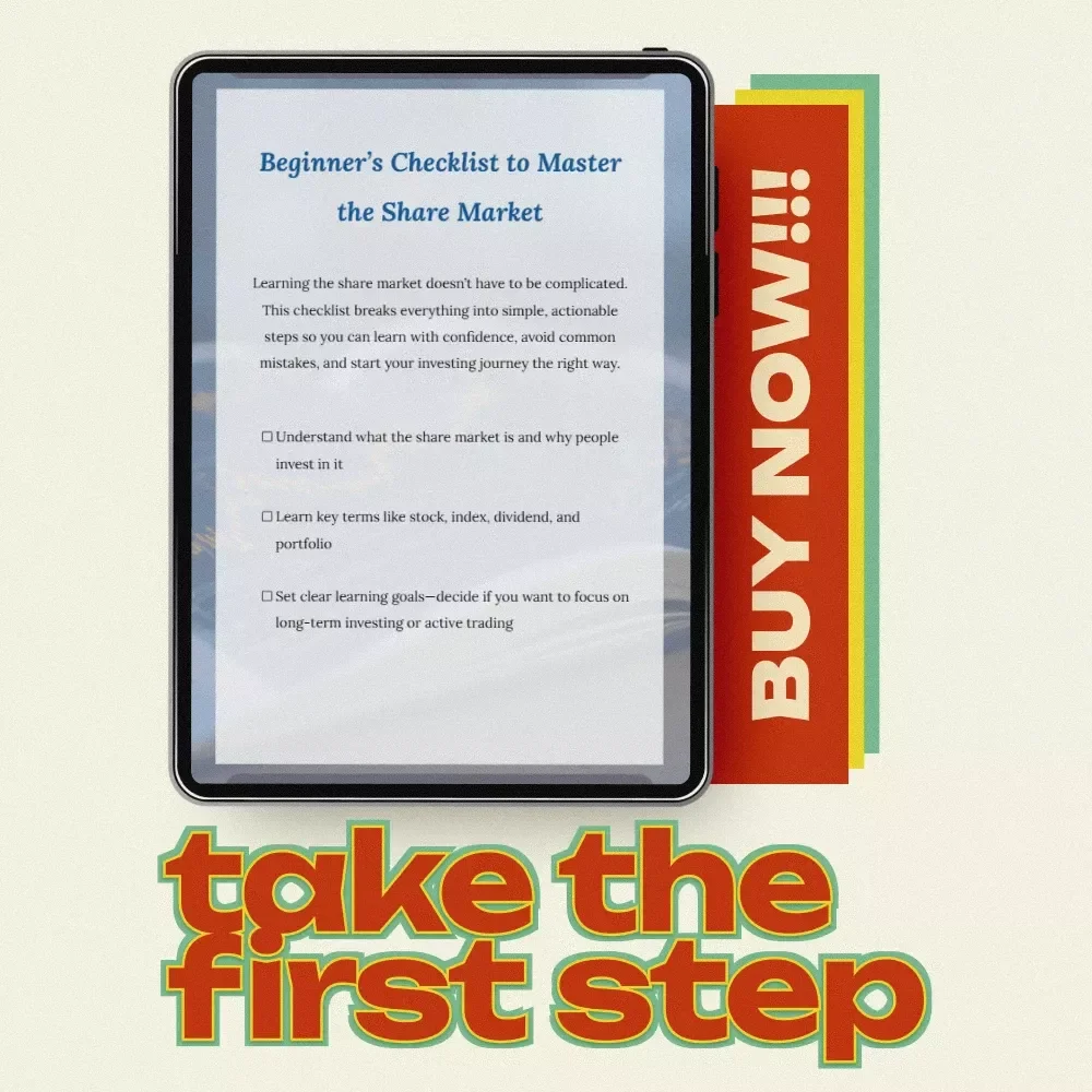Beginner’s Checklist to Master the Share Market: Learn How to Navigate the Stock Market and Build Your Investment Knowledge