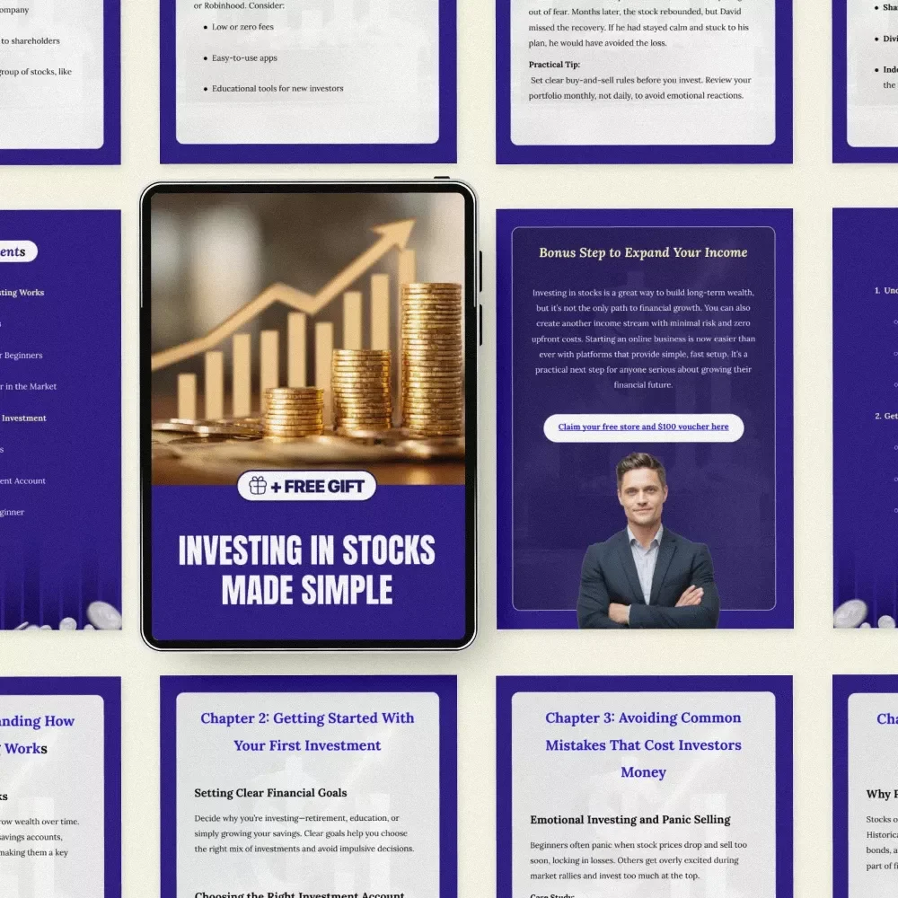 Investing in Stocks Made Simple: A Beginner's Guide to How to Invest in Stocks and Make Money