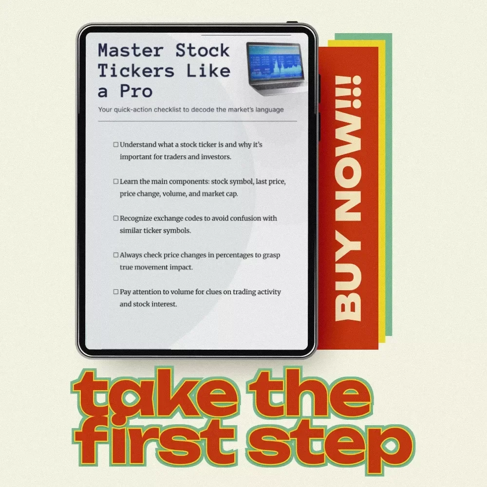 Master Stock Tickers Like a Pro: The Ultimate Checklist for Traders and Investors