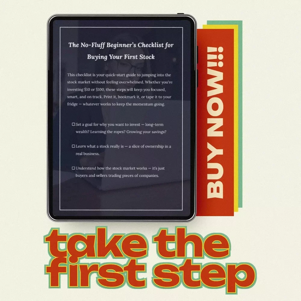 The No-Fluff Beginner’s Checklist for Buying Your First Stock – Simple & Clear Guide for First-Time Investors