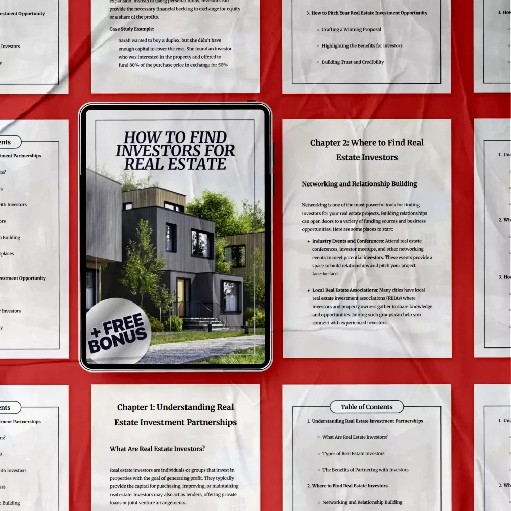 How to Find Investors for Real Estate - A Complete Guide to Building Successful Real Estate Investment Partnerships