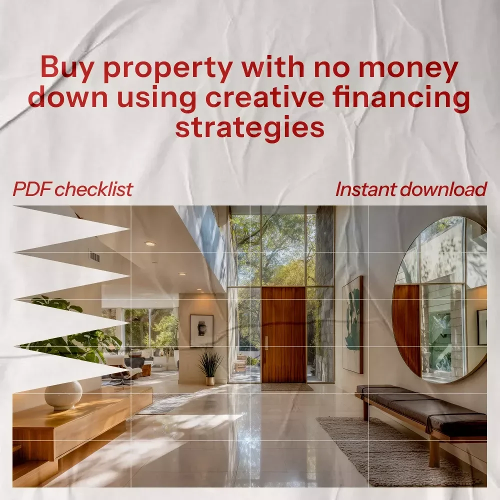 No-Money Property Buying Checklist – How to Buy Property with No Money Down