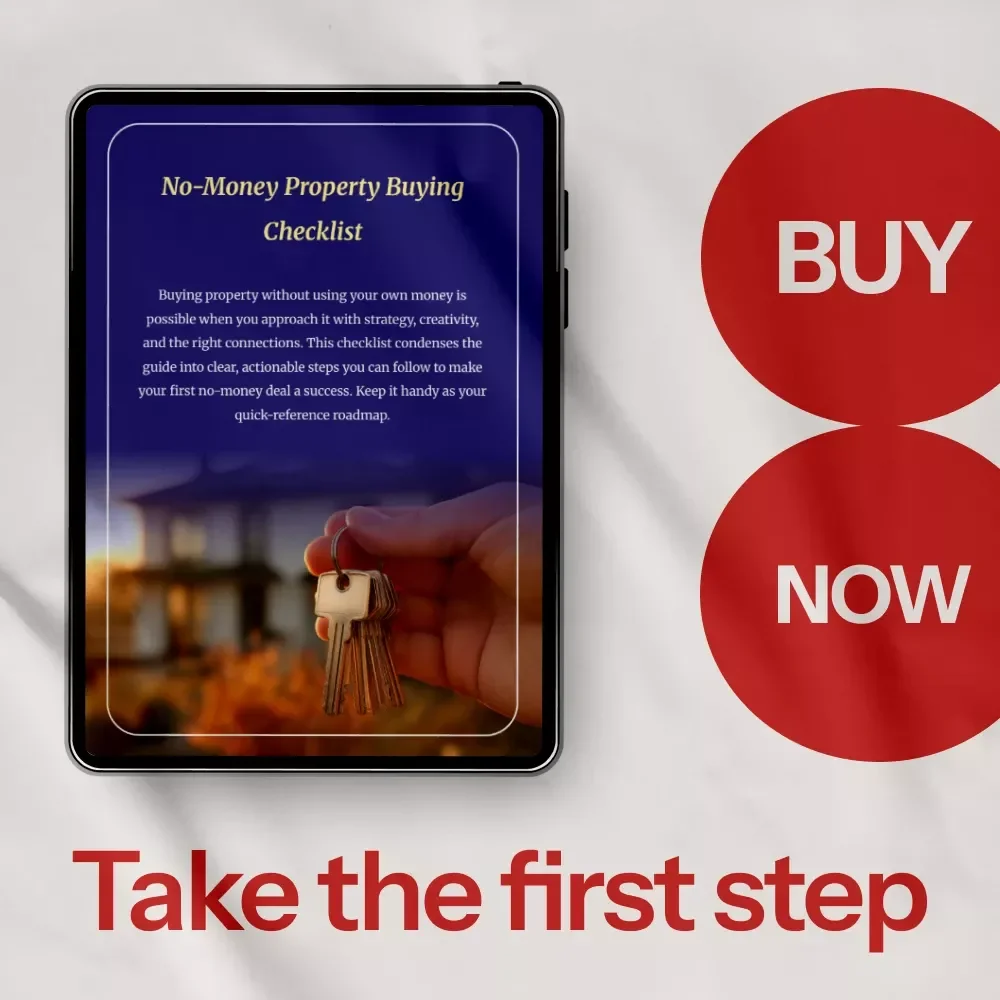 No-Money Property Buying Checklist – How to Buy Property with No Money Down