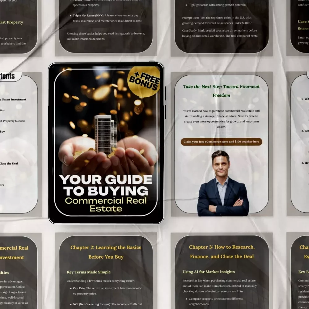 Your Guide to Buying Commercial Real Estate: How to Purchase, Finance, and Build Your Portfolio
