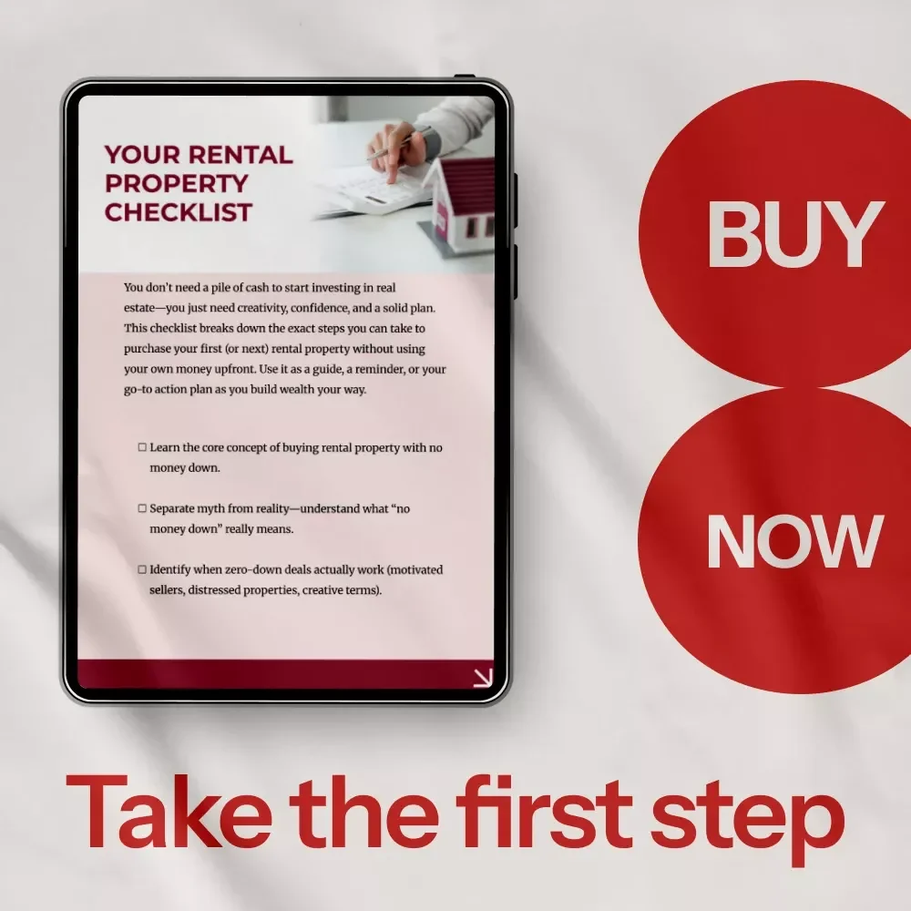 Your Rental Property Checklist: A Step-by-Step Guide to Building Wealth Without Using Your Own Money